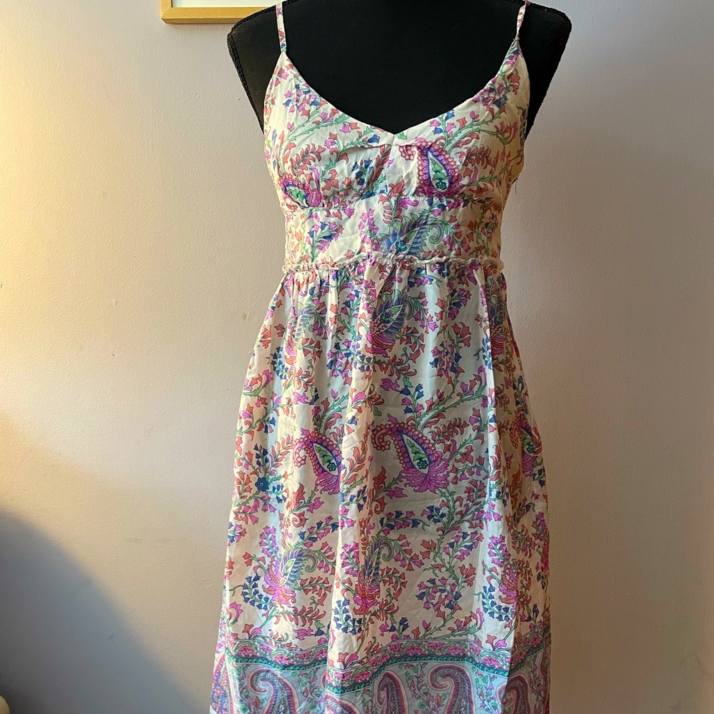 See by Chloe silk floral summer dress. Size small.